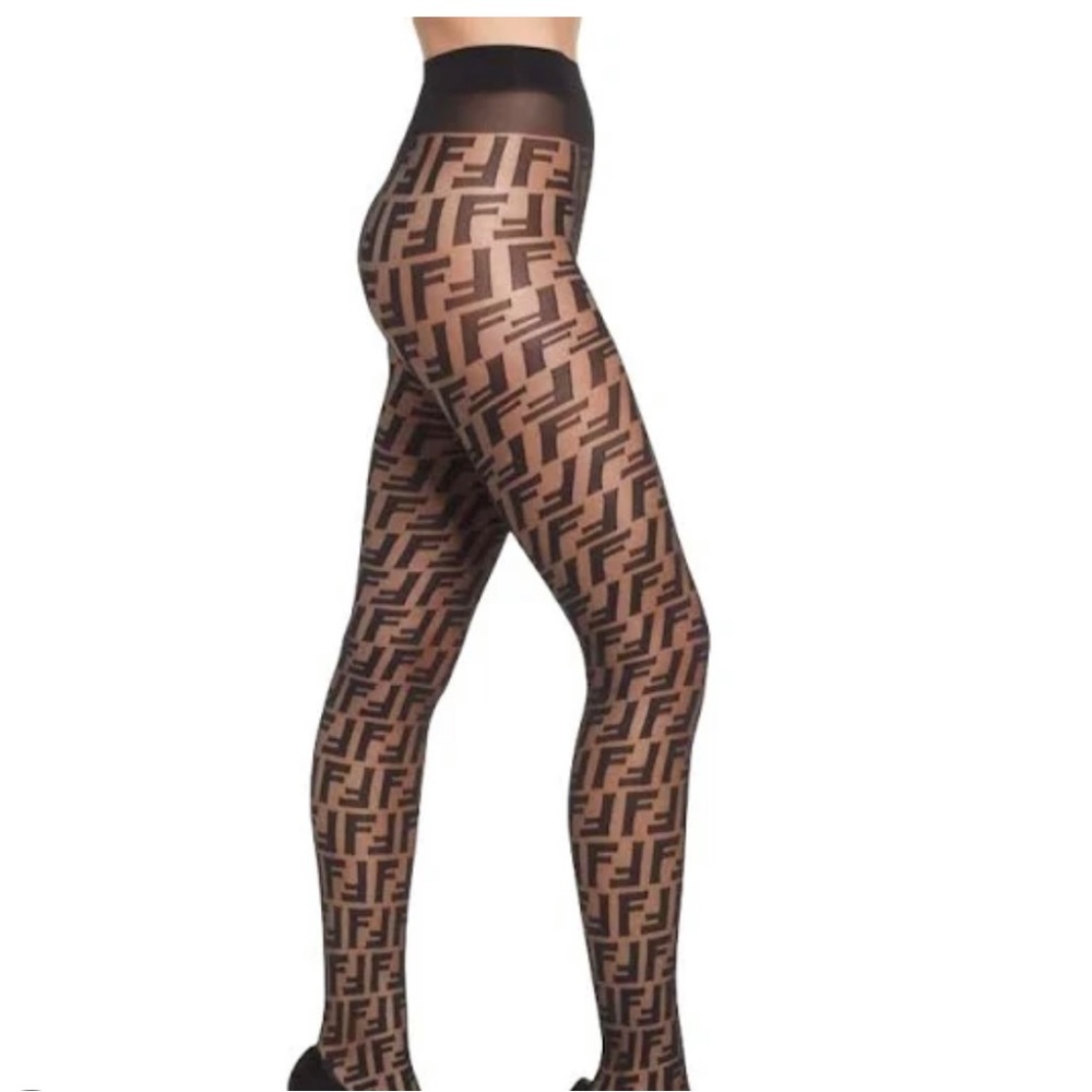 Black Fendi FF stocking size 1 (small)